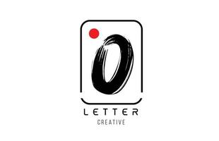 letra do alfabeto ou desenho de escova grunge para logotipo da empresa vetor