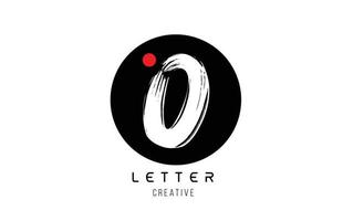 letra do alfabeto ou desenho de escova grunge para logotipo da empresa vetor