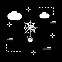 ícone de web de aranha de vetor