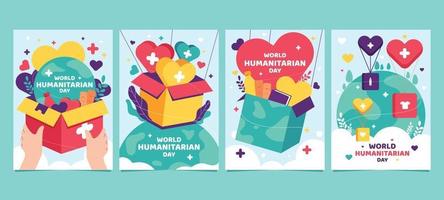 dia mundial humanitário vetor