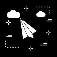 ícone de avião de vetor