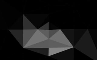modelo de triângulo embaçado vetor cinza escuro prata.