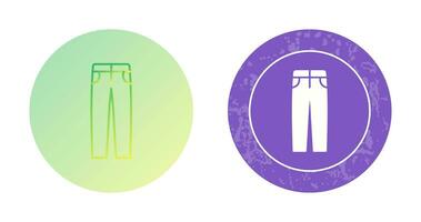 ícone de vetor de calças masculinas