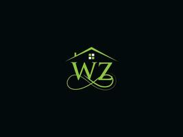 moderno wz real Estado logotipo, luxo wz logotipo ícone vetor para construção o negócio