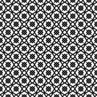 padrão abstrato sem emenda preto e branco. fundo e pano de fundo. design ornamental em tons de cinza. vetor