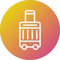 ilustração de design de ícone de vetor de bagagem