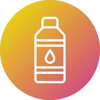ilustração de design de ícone de vetor de garrafa de água