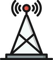 ilustração de design de ícone de vetor de antena