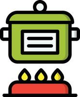 ilustração de design de ícone de vetor de fogão
