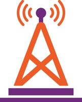 ilustração de design de ícone de vetor de antena