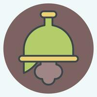 ícone capacete. relacionado para céltico símbolo. cor companheiro estilo. simples Projeto editável. simples ilustração vetor