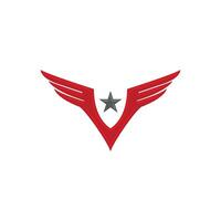 falcon logo template vector