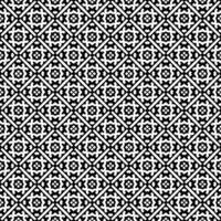 padrão abstrato sem emenda preto e branco. fundo e pano de fundo. design ornamental em tons de cinza. vetor