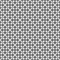 padrão abstrato sem emenda preto e branco. fundo e pano de fundo. design ornamental em tons de cinza. vetor