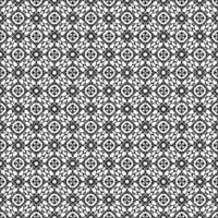 padrão abstrato sem emenda preto e branco. fundo e pano de fundo. design ornamental em tons de cinza. vetor