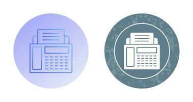 ícone de vetor de máquina de fax