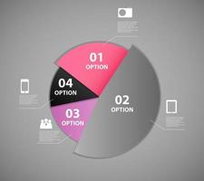 ilustração em vetor infográfico modelo de negócios