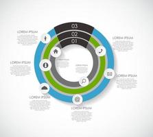 modelos de infográfico para ilustração vetorial de negócios. vetor