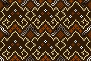 natureza safras Cruz ponto tradicional étnico padronizar paisley flor ikat fundo abstrato asteca africano indonésio indiano desatado padronizar para tecido impressão pano vestir tapete cortinas e sarongue vetor