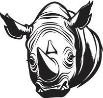 rinoceronte vetor arte para impressão e rede Projeto rinoceronte vetor arte domínio a arte do detalhe