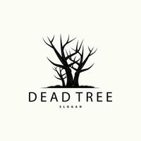 seco árvore logotipo, morto árvore plantar Projeto vetor silhueta ilustração modelo