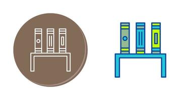 ícone de vetor de estante exclusivo