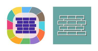 ícone de vetor de tijolos exclusivo