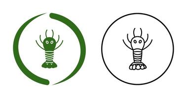 ícone de vetor de lagosta