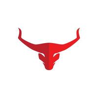 Taurus logo template vector icon ilustração design