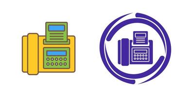 ícone de vetor de fax