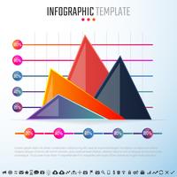 Modelo de design de infografia vetor