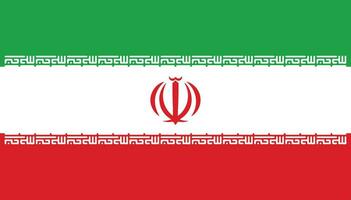 iraniano Estado bandeira e símbolo do Irã- vetor