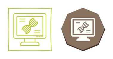 ícone de vetor de teste de dna