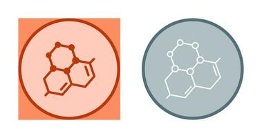 ícone de vetor de molécula