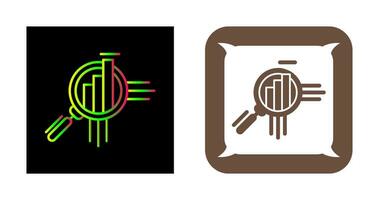 ícone de vetor de análise de negócios