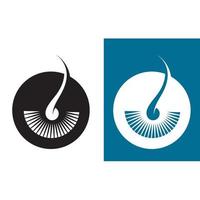 imagem de ícone de vetor de logotipo de tratamentos de cabelo