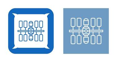 ícone de vetor de estação espacial