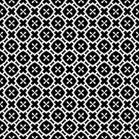 padrão abstrato sem emenda preto e branco. fundo e pano de fundo. design ornamental em tons de cinza. vetor