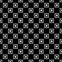 padrão abstrato sem emenda preto e branco. fundo e pano de fundo. design ornamental em tons de cinza. vetor