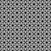 padrão abstrato sem emenda preto e branco. fundo e pano de fundo. design ornamental em tons de cinza. vetor