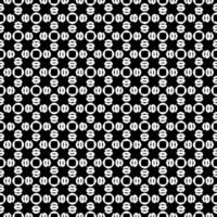 padrão abstrato sem emenda preto e branco. fundo e pano de fundo. design ornamental em tons de cinza. vetor