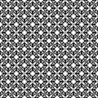 padrão abstrato sem emenda preto e branco. fundo e pano de fundo. design ornamental em tons de cinza. vetor