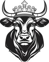 laticínios vaca Preto vetor logotipo para criativo Preto laticínios vaca logotipo vetor para criativo