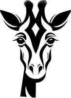 girafa, minimalista e simples silhueta - vetor ilustração