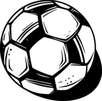 futebol - minimalista e plano logotipo - vetor ilustração