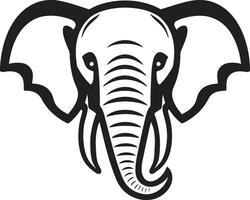 elefante vetor logotipo ícone para uma marca isso é Forte juntos elefante vetor logotipo ícone para uma poderoso marca
