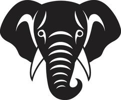 lustroso e poderoso elefante logotipo elefante vetor ícone uma Eterno símbolo do força