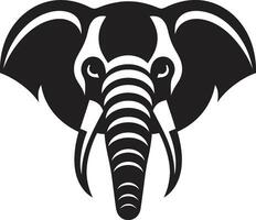 elefante vetor logotipo ícone para uma marca isso é Forte juntos lustroso e poderoso elefante logotipo
