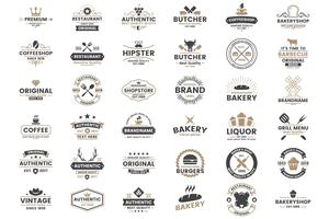 Vintage Retro Vector Logo para banner