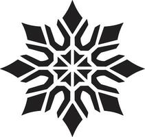 elegância dentro queda de neve monocromático emblemático ícone nobre guardião do cristal beleza moderno logotipo vetor